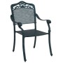 Set de Bistro de Jardín de 3 Piezas Verde de Aluminio Fundido de , Sillas de jardín - Ref: Foro24-3334743, Precio: 416,63 €, ...