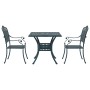 Set de Bistro de Jardín de 3 Piezas Verde de Aluminio Fundido de , Sillas de jardín - Ref: Foro24-3334743, Precio: 416,63 €, ...