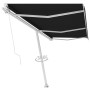 Manuell ausfahrbare Fußmarkise Anthrazitgrau 600x350 cm von vidaXL, Markisen - Ref: Foro24-3069679, Preis: 713,36 €, Rabatt: %