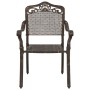 Juego de Comedor para Jardín de 5 Piezas de Aluminio Fundido de , Sillas de jardín - Ref: Foro24-3334744, Precio: 667,18 €, D...