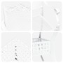 Juego de Comedor de Jardín de 5 Piezas en Aluminio Fundido Blanco von , Gartenstühle - Ref: Foro24-3334746, Preis: 672,51 €, ...