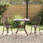 Juego de Bistro de Jardín de 3 Piezas de Aluminio Fundido Color Bronce by , Garden chairs - Ref: Foro24-3334748, Price: 318,5...