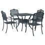 Juego de Comedor de Jardín de 5 Piezas Verde de Aluminio de , Sillas de jardín - Ref: Foro24-3334747, Precio: 619,30 €