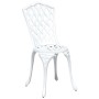 Set de Bistro de Jardín de 3 Piezas en Aluminio Fundido Blanco von , Gartenstühle - Ref: Foro24-3334750, Preis: 324,58 €, Rab...