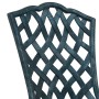 Conjunto de Bistro de Jardín de 3 Piezas Verde de Aluminio Fundido de , Sillas de jardín - Ref: Foro24-3334751, Precio: 324,5...