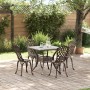 Conjunto de Comedor de Jardín de 5 Piezas en Aluminio Fundido Bronce de , Sillas de jardín - Ref: Foro24-3334752, Precio: 433...