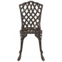 Conjunto de Comedor de Jardín de 5 Piezas en Aluminio Fundido Bronce de , Sillas de jardín - Ref: Foro24-3334752, Precio: 433...