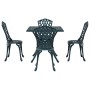 Conjunto de comedor de jardín de 5 piezas verde de aluminio fundido de , Sillas de jardín - Ref: Foro24-3334755, Precio: 441,...