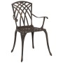 Conjunto de bistró de jardín de 3 piezas bronce aluminio fundido von , Gartenstühle - Ref: Foro24-3334756, Preis: 358,92 €, R...
