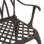 Conjunto de bistró de jardín de 3 piezas bronce aluminio fundido von , Gartenstühle - Ref: Foro24-3334756, Preis: 358,92 €, R...