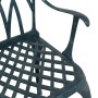 Conjunto de Bistro de Jardín de 3 Piezas Verde en Aluminio Fundido de , Sillas de jardín - Ref: Foro24-3334759, Precio: 358,9...
