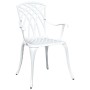 Conjunto de Comedor de Jardín de 5 Piezas Blanco de Aluminio Fundido de , Sillas de jardín - Ref: Foro24-3334762, Precio: 552...