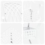 Conjunto de Comedor de Jardín de 5 Piezas Blanco de Aluminio Fundido de , Sillas de jardín - Ref: Foro24-3334762, Precio: 552...