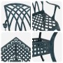 Set de Comedor para Jardín de 5 Piezas Verde de Aluminio Fundido de , Sillas de jardín - Ref: Foro24-3334763, Precio: 502,02 €