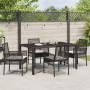 Conjunto de Comedor de Jardín de 5 Piezas con Cojines de Polirratán Negro von , Gartenstühle - Ref: Foro24-3334857, Preis: 38...