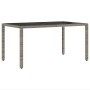 Conjunto de Comedor de Jardín de 7 Piezas con Cojines Gris de Poliratán von , Gartenstühle - Ref: Foro24-3334874, Preis: 508,...