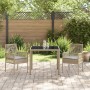 Juego de 2 Beige Poliratán 90 x 90 x 75 cm von , Gartenstühle - Ref: Foro24-3334879, Preis: 208,60 €, Rabatt: %