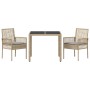 Juego de 2 Beige Poliratán 90 x 90 x 75 cm von , Gartenstühle - Ref: Foro24-3334879, Preis: 208,60 €, Rabatt: %