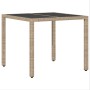 Juego de Comedor de Jardín de 5 Piezas con Cojines Beige de Poliratán von , Gartenstühle - Ref: Foro24-3334888, Preis: 316,44...