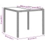 Conjunto de Comedor de Jardín de 3 Piezas con Cojines Gris Claro de Poliratán de , Sillas de jardín - Ref: Foro24-3334895, Pr...