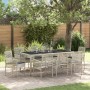 Conjunto de Comedor de Jardín de 9 Piezas Gris Claro Poliratán von , Gartenstühle - Ref: Foro24-3334900, Preis: 565,83 €, Rab...