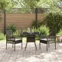 Conjunto de Comedor de Jardín de 3 Piezas Marrón Ratán Poliéster von , Gartenstühle - Ref: Foro24-3334925, Preis: 189,45 €, R...