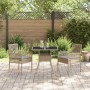 Conjunto de Comedor de Jardín de 3 Piezas Beige de Ratán Sintético by , Garden chairs - Ref: Foro24-3334929, Price: 193,82 €,...