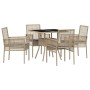 Juego de Comedor de Jardín de 5 Piezas Beige de Ratán Polímero von , Gartenstühle - Ref: Foro24-3334930, Preis: 301,92 €, Rab...