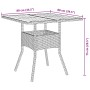 Conjunto de Comedor de Jardín de 3 Piezas con Cojines Gris Ratán Polímero by , Garden chairs - Ref: Foro24-3334937, Price: 19...