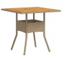 Juego de Comedor de Jardín de 3 Piezas con Cojines Beige Poliratán by , Garden chairs - Ref: Foro24-3334939, Price: 192,40 €,...