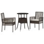 Juego de Comedor de Jardín de 3 Piezas Marrón Ratán Poliéster von , Gartenstühle - Ref: Foro24-3334943, Preis: 162,21 €, Raba...