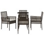 Juego de Comedor de Jardín de 5 Piezas Marrón Polirratán von , Gartenstühle - Ref: Foro24-3334944, Preis: 270,07 €, Rabatt: %