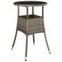 Juego de Comedor de Jardín de 3 Piezas Gris Ratán Sintético von , Gartenstühle - Ref: Foro24-3334945, Preis: 163,20 €, Rabatt: %