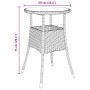 Juego de Comedor de Jardín Set de 3 Beige Mimbre, Vidrio Duradero von , Gartenstühle - Ref: Foro24-3334947, Preis: 166,16 €, ...