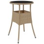 Conjunto de Comedor de Jardín de 5 Piezas Beige Polirratán by , Garden chairs - Ref: Foro24-3334948, Price: 274,91 €, Discoun...