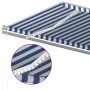Manuell ausfahrbare Markise mit blauer und weißer LED 6x3,5 m von vidaXL, Markisen - Ref: Foro24-3070081, Preis: 862,03 €, Ra...