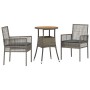 Conjunto de Muebles de Comedor Conjunto de 3 Gris Ratán, Metal von , Gartenstühle - Ref: Foro24-3334953, Preis: 168,50 €, Rab...