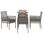Conjunto de Muebles de Comedor Conjunto de 5 Gris Ratán, Vidrio von , Gartenstühle - Ref: Foro24-3334954, Preis: 270,33 €, Ra...