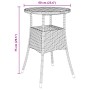 Conjunto de Muebles de Comedor Conjunto de 5 Gris Ratán, Vidrio von , Gartenstühle - Ref: Foro24-3334954, Preis: 270,33 €, Ra...