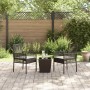 Conjunto de Bistro de Jardín de 3 Piezas con Cojines Marrón de Poliratán by , Garden chairs - Ref: Foro24-3334956, Price: 153...