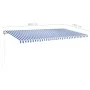 Manuell ausfahrbare Markise mit blauer und weißer LED 6x3,5 m von vidaXL, Markisen - Ref: Foro24-3070081, Preis: 862,03 €, Ra...