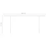 Manuell ausfahrbare Markise mit blauer und weißer LED 6x3,5 m von vidaXL, Markisen - Ref: Foro24-3070081, Preis: 862,03 €, Ra...