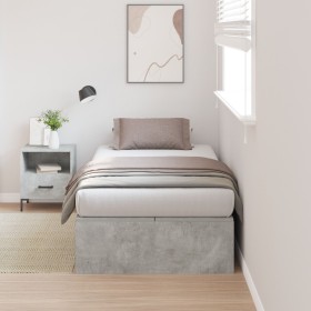 Marco de Cama Concreto gris Concreto Individual Almacenamiento von , Betten und Lattenroste - Ref: Foro24-3335344, Preis: 203...