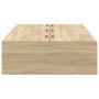 Cama de Almacenamiento en Roble Sonoma 90x200 cm by , Beds and slatted bases - Ref: Foro24-3335343, Price: 192,56 €, Discount: %