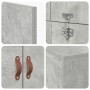 Estructura de cama de almacenamiento Gris concreto 100x200 cm von , Betten und Lattenroste - Ref: Foro24-3335352, Preis: 203,...