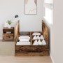 Estructura de Cama de Almacenamiento Madera Vieja 100x200 cm by , Beds and slatted bases - Ref: Foro24-3335355, Price: 204,14...