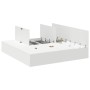Marco de Cama Blanco Madera King Marco con Almacenamiento de , Camas y somieres - Ref: Foro24-3335357, Precio: 439,24 €, Desc...