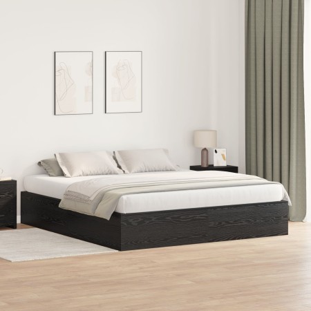 Base de cama de almacenamiento de roble negro 200x200 cm by , Beds and slatted bases - Ref: Foro24-3335358, Price: 435,93 €, ...