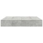 Estructura de Cama de Almacenamiento Gris Concreto 200x200 cm by , Beds and slatted bases - Ref: Foro24-3335360, Price: 417,1...