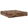 Cama con almacenamiento de Roble Ahumado 200x200 cm by , Beds and slatted bases - Ref: Foro24-3335361, Price: 413,24 €, Disco...
